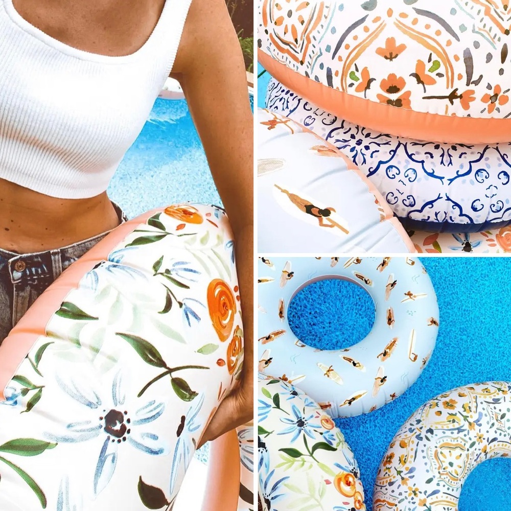 NEW Sabina Fenn x HOBBRY Peaceful Morocco Inflatable Pool Float